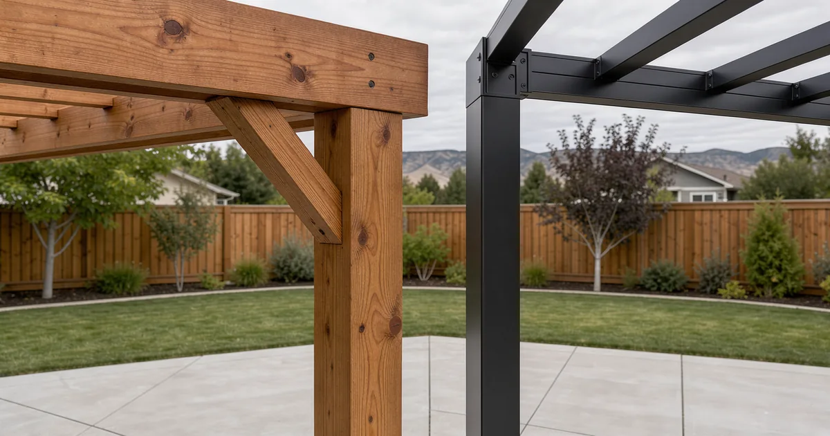 Cedar, Aluminum or Fiberglass? Comparing Pergola Materials