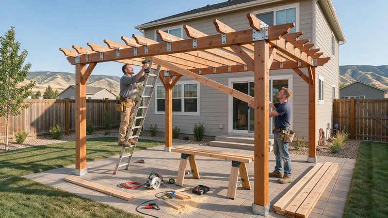 Custom Pergola Design & Build service in Boise, ID